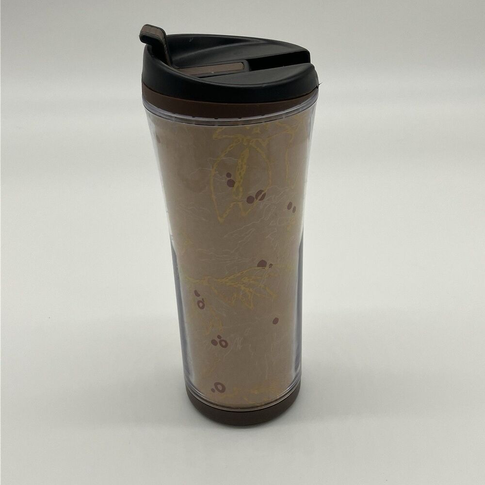Starbucks Travel Tumbler 12oz 2008 Multicolor Abstract‎ Art Coffee Mug Cup